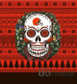 Cleveland Browns Skull Flower Ugly Christmas Sweater