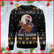 Thanos Less People More Bourbon Ugly Christmas Sweater