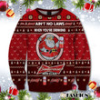 Ain?T No Laws When You Drink Budweiser With Claus Ugly Christmas Sweater