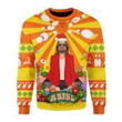 Big Lebowski Hippie Ugly Christmas Sweater