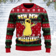 Chicken Pew Pew Ugly Christmas Sweater