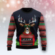 Deer Let It Glow Ugly Christmas Sweater