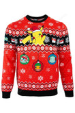 Official Pokemon Christmas Ugly Christmas Sweater