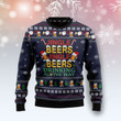 Drinking Beer All The Way Ugly Christmas Sweater