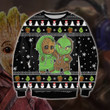 Groot And Grinch Funny 3D Print Ugly Christmas Sweater