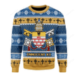 Christmas Snowflake Pattern Innocent Xi Coat Of Arms For Unisex Ugly Christmas Sweater