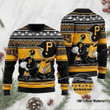 Sports Baseball Team Pittsburgh Pirates With Snoopy And Charlie For Baseball Fans Ugly Christmas Sweater