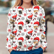 Akita Xmas Decor Ugly Christmas Sweater