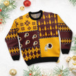 Washington Football Team 2 Ugly Christmas Sweater