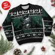 Green Bay Packers Jack Skellington Halloween Ugly Christmas Sweater