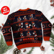 Chicago Bears Mickey Mouse Holiday Party Ugly Christmas Sweater