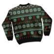 Bowling Rollin With My Snowmies Noel Pattern For Bowlers Sport Lovers Ugly Christmas Sweater