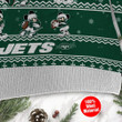 New York Jets Mickey Mouse Holiday Party Ugly Christmas Sweater