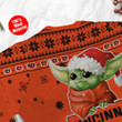 Cincinnati Bengals Cute Baby Yoda Grogu Ugly Christmas Sweater