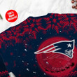 New England Patriots Santa Claus In The Moon Ugly Christmas Sweater