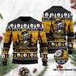Pittsburgh Steelers Jack Skellington Halloween Holiday Party Ugly Christmas Sweater