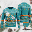 Miami Dolphins Funny Charlie Brown Peanuts Snoopy Ugly Christmas Sweater