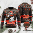 Cleveland Browns Mickey Mouse Funny Ugly Christmas Sweater