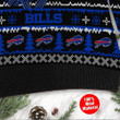 Buffalo Bills Jack Skellington Halloween Ugly Christmas Sweater