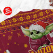 Arizona Cardinals Cute Baby Yoda Grogu Ugly Christmas Sweater