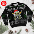 Yoda Baby Love Oakland Raiders Ugly Christmas Sweater