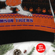 Clemson Tigers Snoopy Dabbing Holiday Party Ugly Christmas Sweater