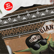 San Francisco Giants Grogu Baby Yoda Hug Logo Ugly Christmas Sweater