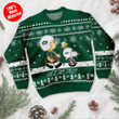 New York Jets Funny Charlie Brown Peanuts Snoopy Ugly Christmas Sweater