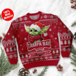 Tampa Bay Buccaneers Cute Baby Yoda Grogu Ugly Christmas Sweater