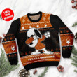Texas Longhorns Snoopy Dabbing Holiday Party Ugly Christmas Sweater