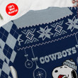 Dallas Cowboys Funny Charlie Brown Peanuts Snoopy Ugly Christmas Sweater