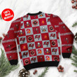 Tampa Bay Buccaneers Logo Checkered Flannel Ugly Christmas Sweater