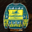 3D Landshark Lager Beer Ugly Christmas Sweater