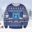 Israel 3D Ugly Christmas Sweater