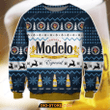 Modelo Especial Knitting Pattern 3D Ugly Christmas Sweater