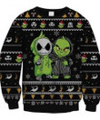 Jack And Grinch Ugly Christmas Sweater