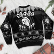 Michael Myers Halloween Black For Scary Movies Fans Ugly Christmas Sweater