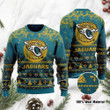 Jacksonville Jaguars Santa Claus In The Moon Ugly Christmas Sweater