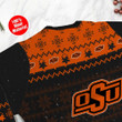 Oklahoma State Cowboys Snoopy Dabbing Holiday Party Ugly Christmas Sweater