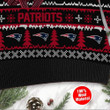 New England Patriots Jack Skellington Halloween Holiday Party Ugly Christmas Sweater