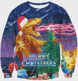 Merry Christmas Dinosaur Ugly Christmas Sweater
