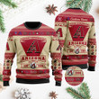Arizona Diamondbacks Football Team Logo Personalized Ugly Christmas Sweater