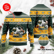 Green Bay Packers Disney Donald Duck Mickey Mouse Goofy Personalized Ugly Christmas Sweater