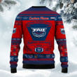 Florida Atlantic Owls Football Team Logo Personalized Ugly Christmas Sweater
