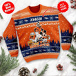Denver Broncos Disney Donald Duck Mickey Mouse Goofy Personalized Ugly Christmas Sweater