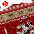 San Francisco 49Ers Disney Donald Duck Mickey Mouse Goofy Personalized Ugly Christmas Sweater