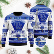 Kentucky Wildcats Football Team Logo Custom Name Personalized Ugly Christmas Sweater