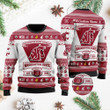 Washington State Cougars Football Team Logo Personalized Ugly Christmas Sweater