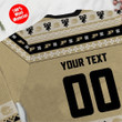 Purdue Boilermakers Custom Name & Number Personalized Ugly Christmas Sweater