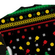 Pickleball Symbol Image Noel Pattern Personalized Gifts For Sport Lovers Ugly Christmas Sweater